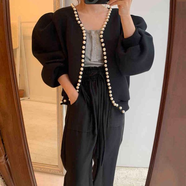 women's two piece pants onalippa women sets autumn korea chic retro temperament beaded lantern sleeve jacket lace-up waist loose leggin, White
women's two piece pants onalippa women sets autumn korea chic retro temperament beaded lantern sleeve jacket lace-up waist loose leggin, White