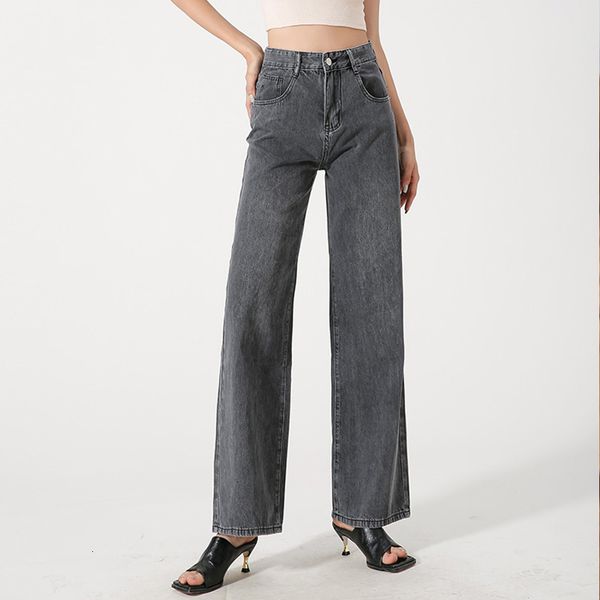women's jeans calça jeans feminina de cintura alta, nova calça para mulheres coreana, pernas largas, fina, reta, esfrega, verão, 6, Blue
women's jeans calça jeans feminina de cintura alta, nova calça para mulheres coreana, pernas largas, fina, reta, esfrega, verão, 6, Blue
