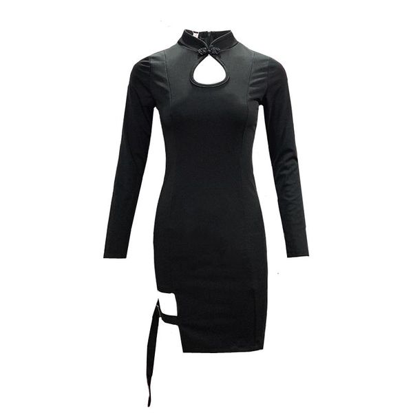 casual dresses gothic hollow women's dress 2021 spring skinny mini streetwear vintage harajuku womens clothing slim long sleeve, Black;gray
casual dresses gothic hollow women's dress 2021 spring skinny mini streetwear vintage harajuku womens clothing slim long sleeve, Black;gray