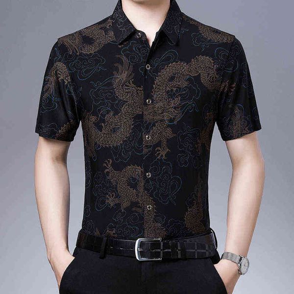 2021 spring summer dad flower short sleeve shirt men's middle-aged and elderly loose casual printed flower trend, White;black
2021 spring summer dad flower short sleeve shirt men's middle-aged and elderly loose casual printed flower trend, White;black