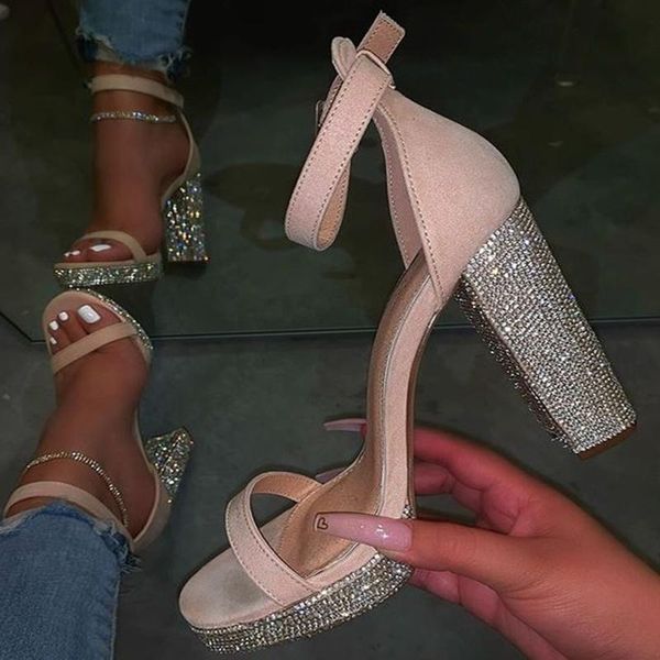 dress shoes bling crystal chunky heels sandals peep toe high platform ankle strap pink black square women
dress shoes bling crystal chunky heels sandals peep toe high platform ankle strap pink black square women