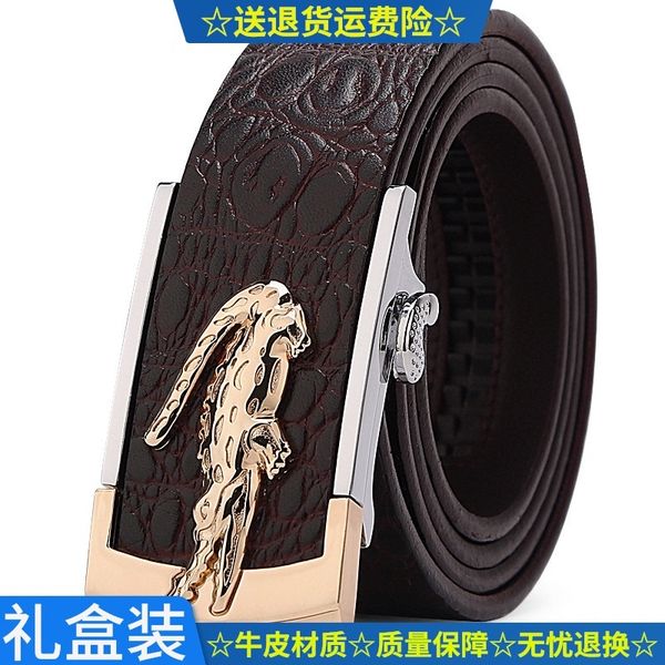 brand belt automatic buckle leather crocodile belt men's luxury middle-aged and young people's gift box, Black;brown
brand belt automatic buckle leather crocodile belt men's luxury middle-aged and young people's gift box, Black;brown