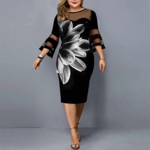 casual dresses 5xl 6xl plus size summer dress 2021 fashion floral print mesh see through bodycon party black outfits office, Black;gray
casual dresses 5xl 6xl plus size summer dress 2021 fashion floral print mesh see through bodycon party black outfits office, Black;gray