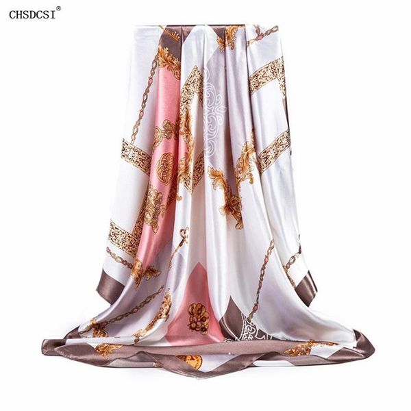 scarves chsdcsi fashion square shawl 90*90cm spring autumn lady beach silk scarf headscarf women wrap hijab luxury foulard bandanna, Blue;gray
scarves chsdcsi fashion square shawl 90*90cm spring autumn lady beach silk scarf headscarf women wrap hijab luxury foulard bandanna, Blue;gray