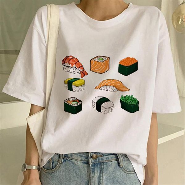 Kawaii Sushi Cat Fun Men T Shirt Printed Female Ulzzang Harajuku 90s Summer Short Sleeve Tee Femme Mujer, White;black
Kawaii Sushi Cat Fun Men T Shirt Printed Female Ulzzang Harajuku 90s Summer Short Sleeve Tee Femme Mujer, White;black