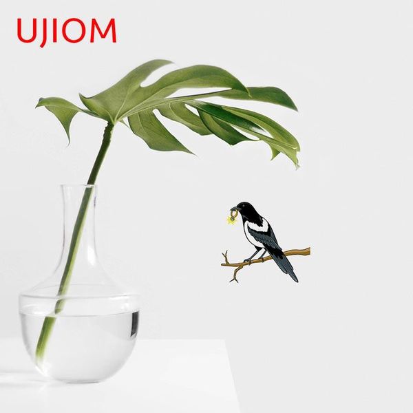 magpie bird with golden ring refrigerator air conditioning decals for furniture wall decorations living room stickers
magpie bird with golden ring refrigerator air conditioning decals for furniture wall decorations living room stickers