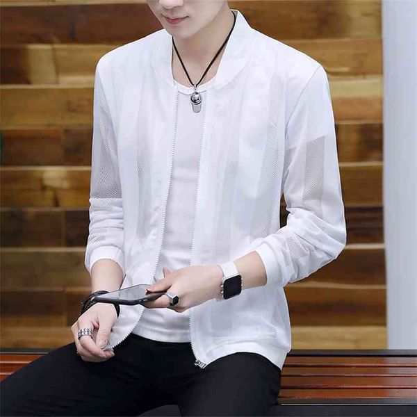 transparent stripe solid cool jackets men sun protection clothing summer casual jacket skin thin coat male plus size m-5xl 210819, Black;brown
transparent stripe solid cool jackets men sun protection clothing summer casual jacket skin thin coat male plus size m-5xl 210819, Black;brown