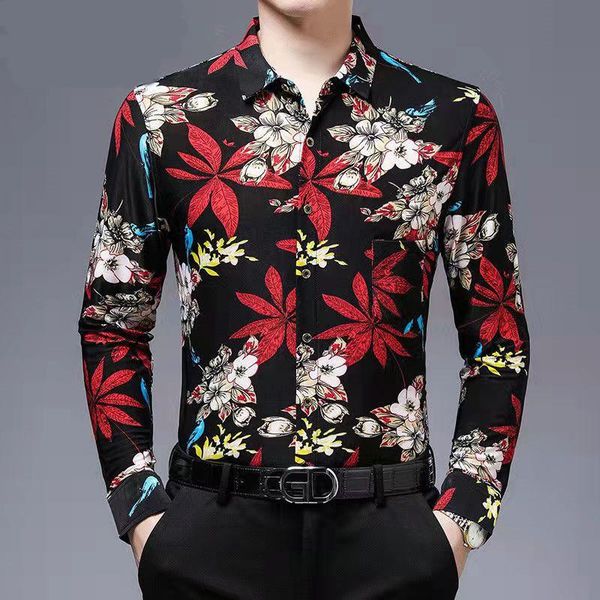 men's casual shirts 2021 printed shirt young and middle-aged long-sleeved spring autumn thin versatile comfortable -3xl, White;black
men's casual shirts 2021 printed shirt young and middle-aged long-sleeved spring autumn thin versatile comfortable -3xl, White;black