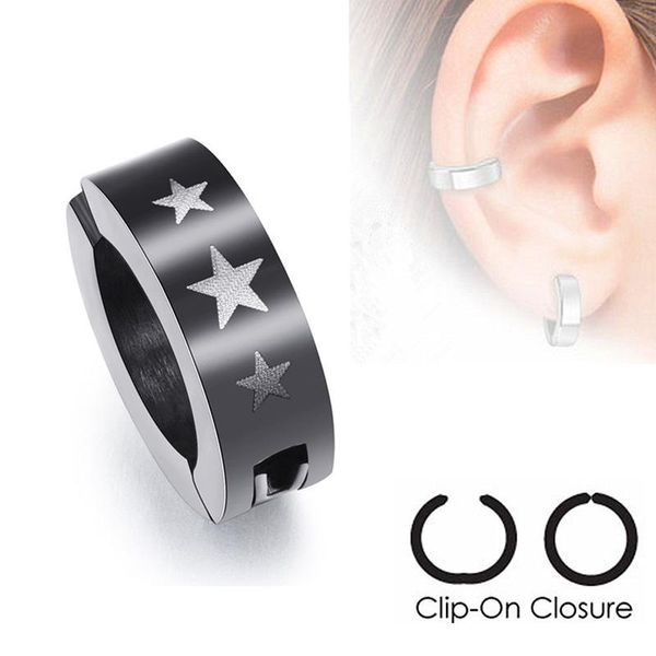 clip-on & screw back personality titanium steel earrings for women female ear cuff black hip hop clip earings girl men clips 2021 fashion je, Silver
clip-on & screw back personality titanium steel earrings for women female ear cuff black hip hop clip earings girl men clips 2021 fashion je, Silver