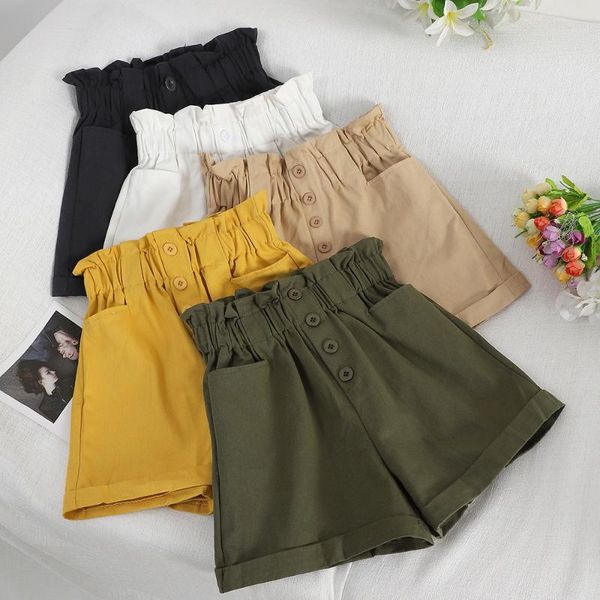 women's shorts preppy style summer bud solid female 2021 slim loose elastic high-waist cotton for women black sexy, White;black
women's shorts preppy style summer bud solid female 2021 slim loose elastic high-waist cotton for women black sexy, White;black