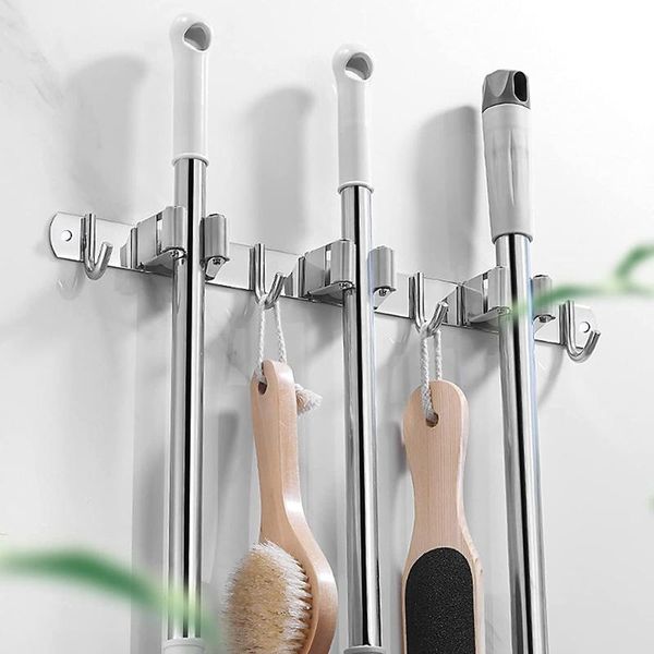 hooks & rails 1pcs wall mounted mop organizer holder brush broom hanger home storage rack bathroom suction hanging pipe
hooks & rails 1pcs wall mounted mop organizer holder brush broom hanger home storage rack bathroom suction hanging pipe