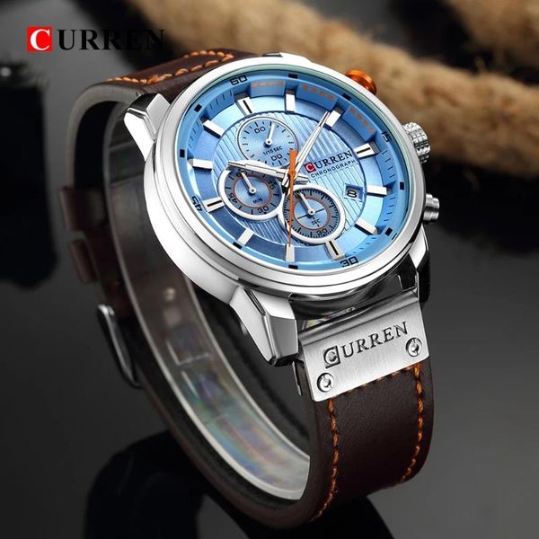 wristwatches curren fashion date quartz men watches male clock chronograph sport mens wrist watch hodinky relogio masculino, Slivery;brown
wristwatches curren fashion date quartz men watches male clock chronograph sport mens wrist watch hodinky relogio masculino, Slivery;brown