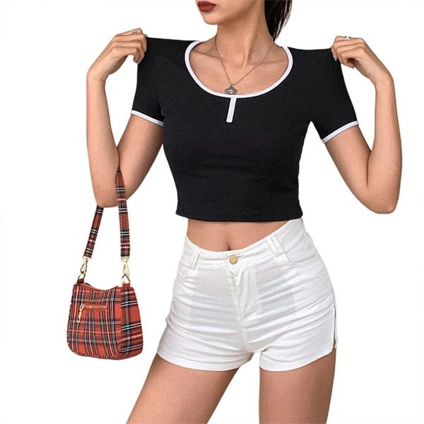 women's t-shirt 2021 women cropped t shirt tee fashion shirts harajuku summer streetwear slim fit short, White
women's t-shirt 2021 women cropped t shirt tee fashion shirts harajuku summer streetwear slim fit short, White