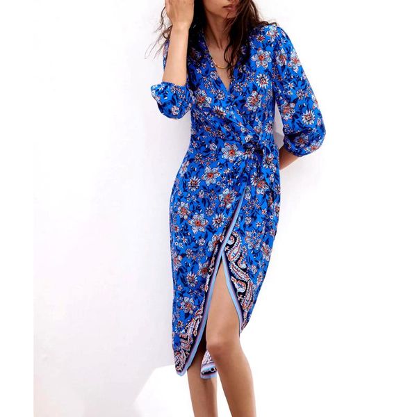casual dresses gypsylady floral printed wrap dress blue deep v summer holiday for women vintage boho female ladies, Black;gray
casual dresses gypsylady floral printed wrap dress blue deep v summer holiday for women vintage boho female ladies, Black;gray