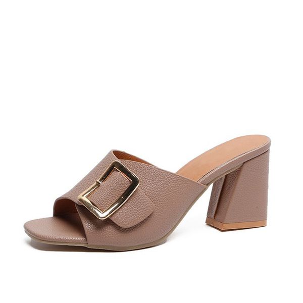 slippers est women pure color square head coarse heel women's wedges non-slip comfortable sandals qv83, Black
slippers est women pure color square head coarse heel women's wedges non-slip comfortable sandals qv83, Black