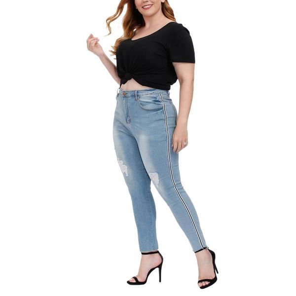 women's pants & capris arrival stylish women slim fit ripped jeans, adults summer washed-out mid-rise with pocket belt loop (light blue, Black;white
women's pants & capris arrival stylish women slim fit ripped jeans, adults summer washed-out mid-rise with pocket belt loop (light blue, Black;white
