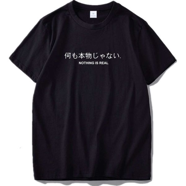 nothing is real t shirt harajuku japanese funny cotton letter print tee breathable hipster tshirt drop ship, White;black
nothing is real t shirt harajuku japanese funny cotton letter print tee breathable hipster tshirt drop ship, White;black