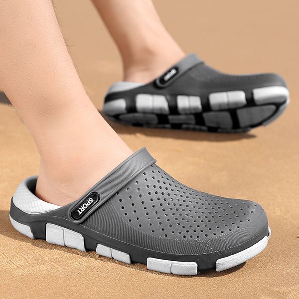 men sandals flip flops shoes hole shoes unise garden shoes garden clog beach swimming outdoor casual plus size 45, Black
men sandals flip flops shoes hole shoes unise garden shoes garden clog beach swimming outdoor casual plus size 45, Black