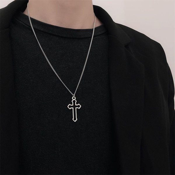 chains long chain cross necklace for women aesthetic personality korean style 2021 trend goth choker men jewelry wholesale, Silver
chains long chain cross necklace for women aesthetic personality korean style 2021 trend goth choker men jewelry wholesale, Silver