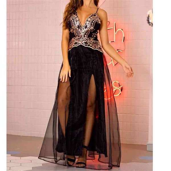 summer women long party dress backless black spaghetti strap sequin maxi 210513, Black;gray
summer women long party dress backless black spaghetti strap sequin maxi 210513, Black;gray