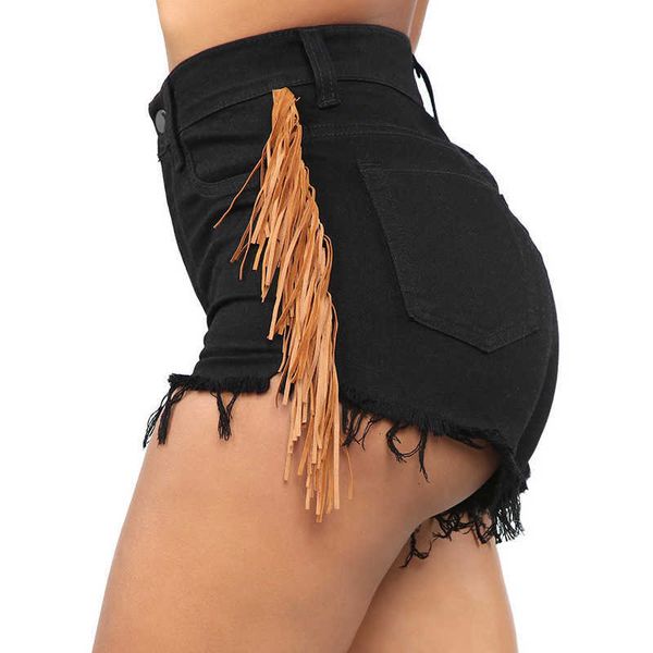 women's shorts shorts side tassel denim women elastic high waist short jeans summer streetwear ladies casual s fxhw, White;black
women's shorts shorts side tassel denim women elastic high waist short jeans summer streetwear ladies casual s fxhw, White;black