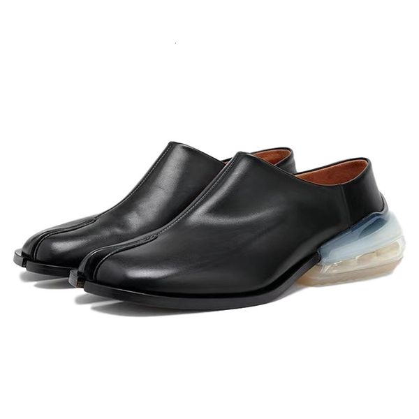 sandals spring split toe causal shoes woman transparent air cushion flat shoes genuine leather pig trotter horseshoe lazy loafers, Black
sandals spring split toe causal shoes woman transparent air cushion flat shoes genuine leather pig trotter horseshoe lazy loafers, Black