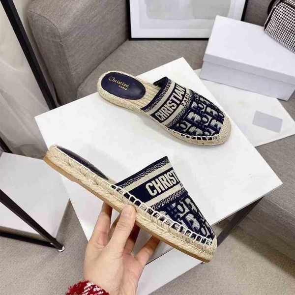 d family embroidered fisherman's half slippers for women to wear 2021 new spring , same temperament lazy slippers zlh, Black
d family embroidered fisherman's half slippers for women to wear 2021 new spring , same temperament lazy slippers zlh, Black