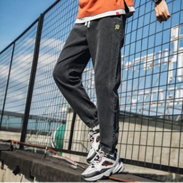2021 jeans four spring Korean casual fashion handsome nine point Harlan men's pants, Blue
2021 jeans four spring Korean casual fashion handsome nine point Harlan men's pants, Blue