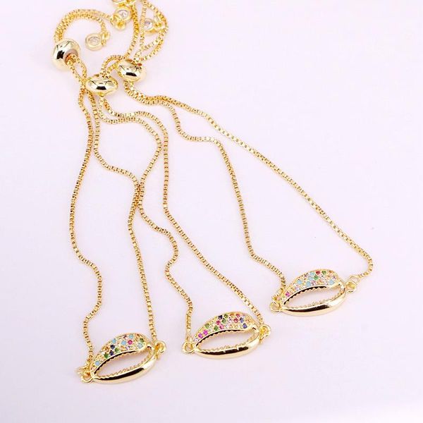 link, chain 12pcs, rainbow copper shell bracelets fashion colorful zirconia crystal simple jewelry, Black
link, chain 12pcs, rainbow copper shell bracelets fashion colorful zirconia crystal simple jewelry, Black