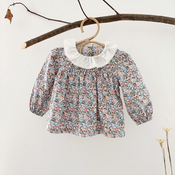 girls blouse spring korean style floral long sleeve toddler girl clothes autumn blouses 1 7y, White;black
girls blouse spring korean style floral long sleeve toddler girl clothes autumn blouses 1 7y, White;black