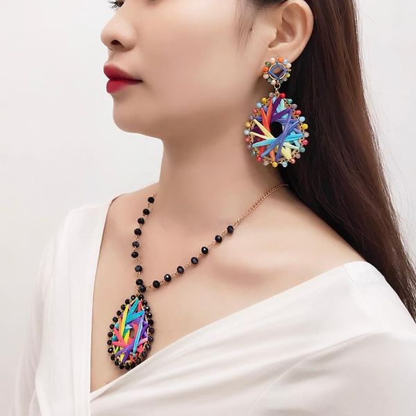 women's bohemian necklaces pendants bead long chain necklace hand woven summer beach holiday inital jewelry for women pendant, Silver
women's bohemian necklaces pendants bead long chain necklace hand woven summer beach holiday inital jewelry for women pendant, Silver