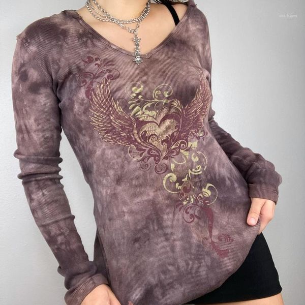 women's t-shirt 2021 grunge fairycore y2k vintage knitted long sleeve v neck pullovers women autumn harajuku kawaii tees shirt clothing, White
women's t-shirt 2021 grunge fairycore y2k vintage knitted long sleeve v neck pullovers women autumn harajuku kawaii tees shirt clothing, White