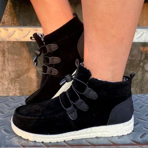 boots women suede leather ankle casual lace up winter comfortable soft rubber solid black flat shoes plus size female 2021
boots women suede leather ankle casual lace up winter comfortable soft rubber solid black flat shoes plus size female 2021