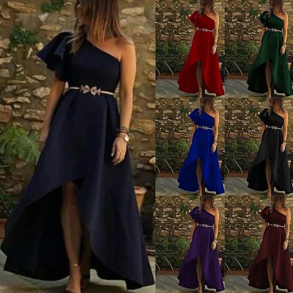 casual dresses women short sleeve slant collar off shoulder large irregular hem maxi dress clothing, Black;gray
casual dresses women short sleeve slant collar off shoulder large irregular hem maxi dress clothing, Black;gray