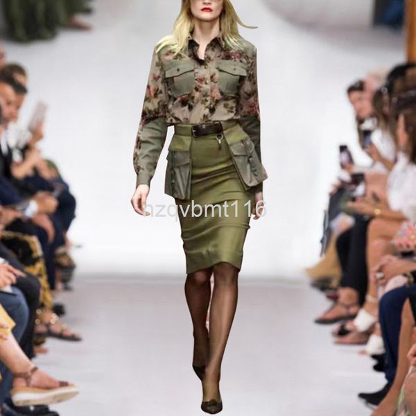 two piece dress autumn and winter women's camouflage work clothes long sleeved flower shirt, pocket skirt on both sides, two-piece suit, White
two piece dress autumn and winter women's camouflage work clothes long sleeved flower shirt, pocket skirt on both sides, two-piece suit, White