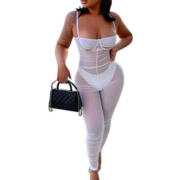 women mesh mock perspective bikinis cover ups solid sling straps backless romper jumpsuits swimsuits beachwear white black women's swim
women mesh mock perspective bikinis cover ups solid sling straps backless romper jumpsuits swimsuits beachwear white black women's swim
