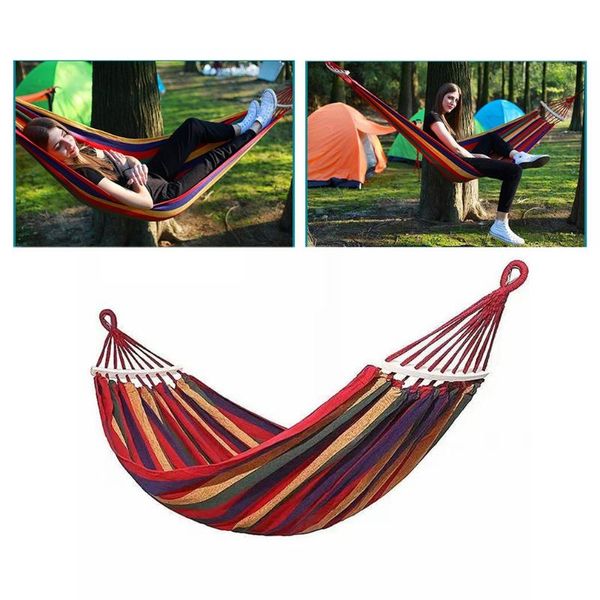camp furniture 2-person double hammock chair striped swing anti-rollover outdoor for camping travel
camp furniture 2-person double hammock chair striped swing anti-rollover outdoor for camping travel