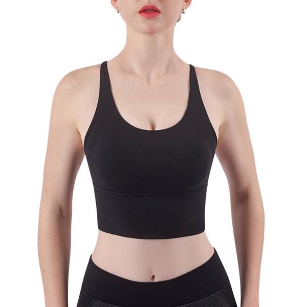 women athletic yoga bra solid sports running fitness gym wireless workout shockproof crop vest tank underwear clothing, White;black
women athletic yoga bra solid sports running fitness gym wireless workout shockproof crop vest tank underwear clothing, White;black