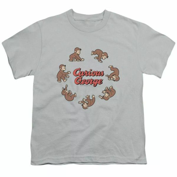 curious george rolling fun der kids youth t shirt licensed cartoon tee silver, White;black
curious george rolling fun der kids youth t shirt licensed cartoon tee silver, White;black