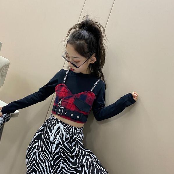korea style girls plaid patchwork t-shirt cotton fashion spring summer 6-12t a544 t-shirts, Blue
korea style girls plaid patchwork t-shirt cotton fashion spring summer 6-12t a544 t-shirts, Blue
