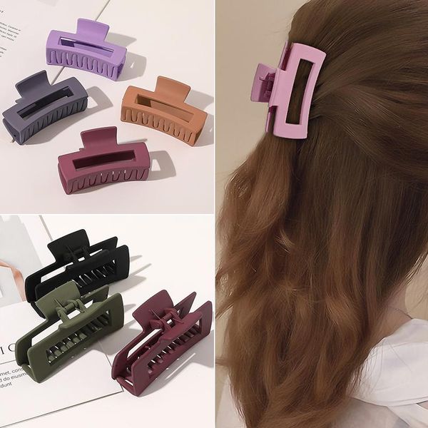 hair accessories women crab soild color clips rectangle resin plastic geometric hairpins girl decoration gift, Slivery;white
hair accessories women crab soild color clips rectangle resin plastic geometric hairpins girl decoration gift, Slivery;white