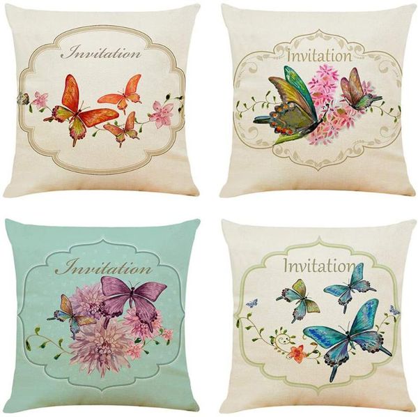 cushion/decorative pillow 45*45cm linen pillowcase home square colorful butterfly decorative sofa bed chair cushion cover
cushion/decorative pillow 45*45cm linen pillowcase home square colorful butterfly decorative sofa bed chair cushion cover