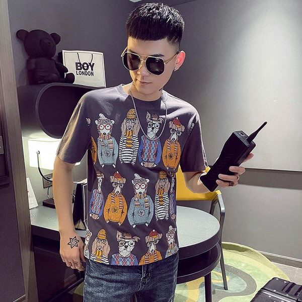 men's t-shirts 2021 summer menswear style gray 3dt casual fashion sports black street short sleeved t-shirt top, White;black
men's t-shirts 2021 summer menswear style gray 3dt casual fashion sports black street short sleeved t-shirt top, White;black