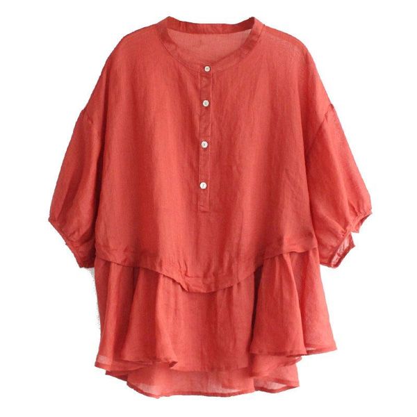 women's blouses & shirts 9083 summer clothes artistic cinched waist pullover figure flattering blouse ramie stand collar short sleeve s, White
women's blouses & shirts 9083 summer clothes artistic cinched waist pullover figure flattering blouse ramie stand collar short sleeve s, White