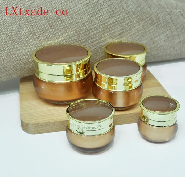 pcs 10 15 20 30 gold acrylic plastic empty bottles jars style grade eye gel cosmetic cream containers
pcs 10 15 20 30 gold acrylic plastic empty bottles jars style grade eye gel cosmetic cream containers
