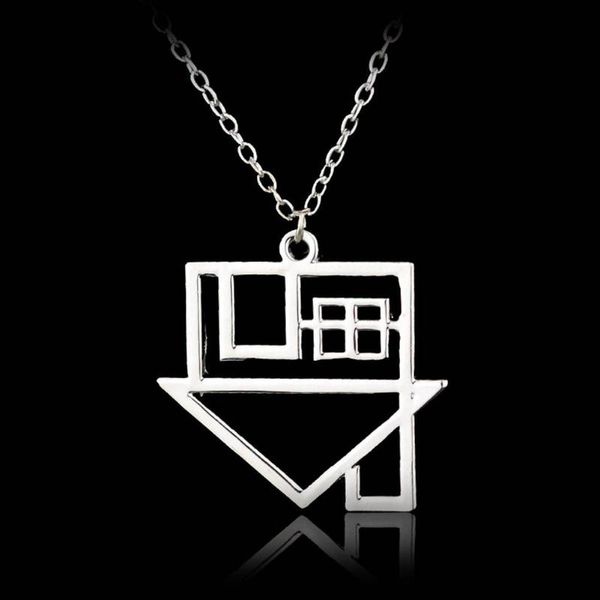 

pendant necklaces the neighborhood rock music necklace jewelry gift for friends 2021 drop, Silver