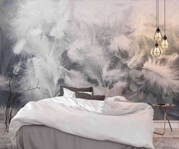 wallpapers custom 3d wallpaper mural nordic simple only beautiful blue watercolor white feather background wall decoration painting
wallpapers custom 3d wallpaper mural nordic simple only beautiful blue watercolor white feather background wall decoration painting