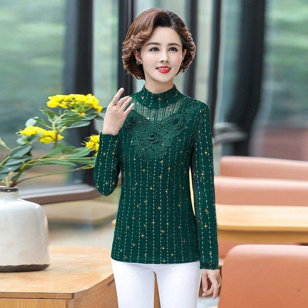 women's blouses & shirts autumn fashion lace bronzing blouse long sleeve slim floral shirt womens and elegant plus size, White
women's blouses & shirts autumn fashion lace bronzing blouse long sleeve slim floral shirt womens and elegant plus size, White