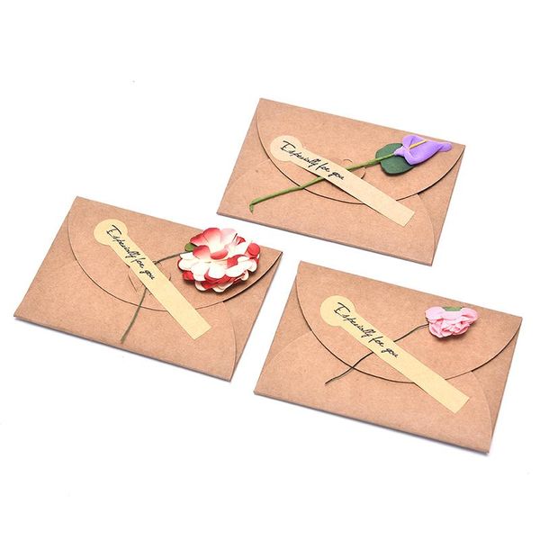 greeting cards 1pc retro diy kraft paper invitation card with envelope handmade dry flower wedding party envelopes
greeting cards 1pc retro diy kraft paper invitation card with envelope handmade dry flower wedding party envelopes