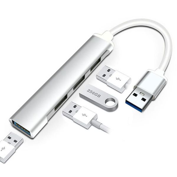hubs mini hub 3.0 aluminum alloy one drag four usb docking high port 4 station speed transmission splitter
hubs mini hub 3.0 aluminum alloy one drag four usb docking high port 4 station speed transmission splitter